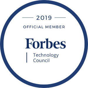 Forbes Technology Council official member badge 2019