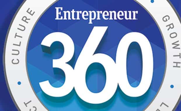 Entrepreneur 360&trade; honor