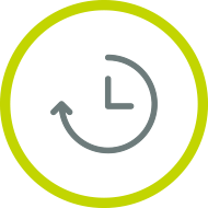 clock with arrow icon