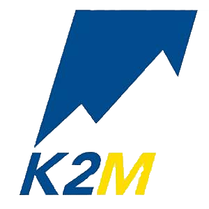 K2M logo