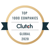 Top 1000 companies Clutch award