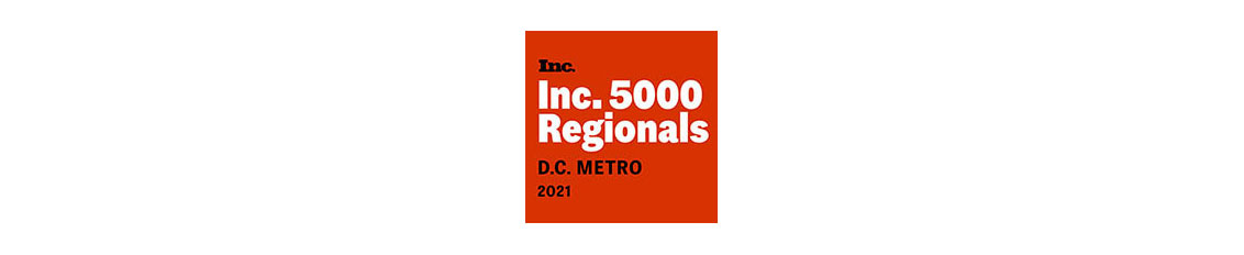 DC Metro Fastest-Growing Private Companies Award Banner