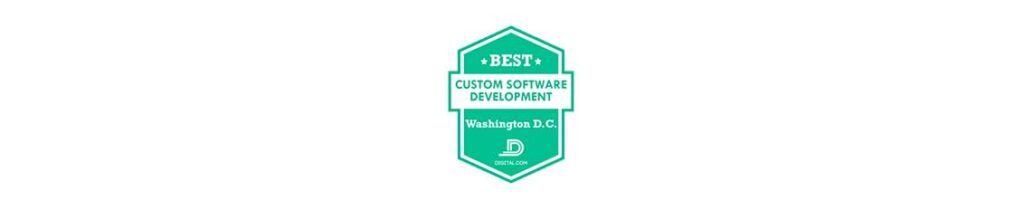 Digital Best Custom Software Development Companies Award Banner