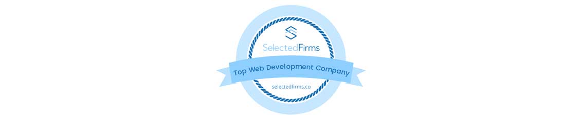 Top Web Dev Company SelectedFirms Banner