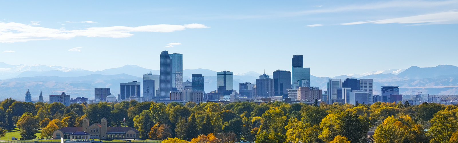 skyline of Denver where Orases provides custom software development services