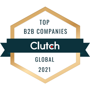 Clutch Top Global B2B Companies 2021 award