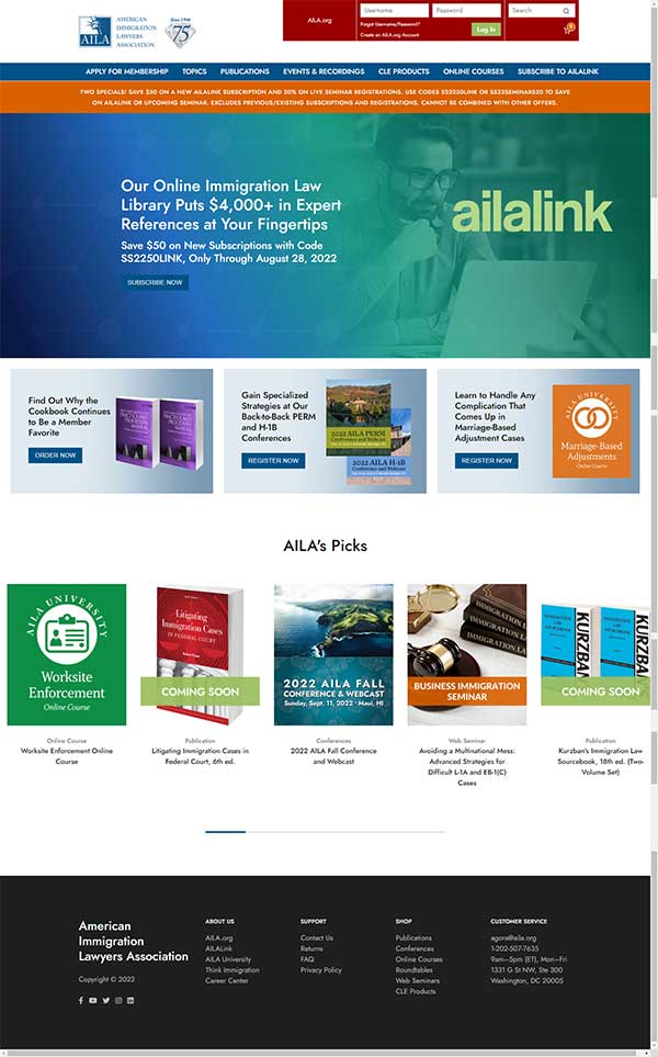 AILA link homepage