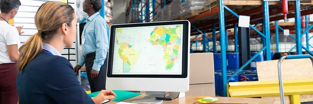 Woman Working On Different Types Of Warehouse Management Systems Featured Image