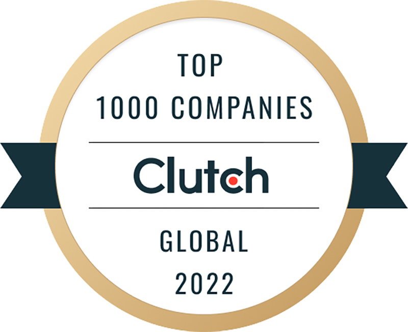 clutch names orases as a top 1000 company in 2022