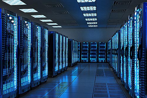 computer servers aggregating data for emr