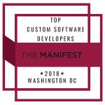 The Manifest top software development companies 2018 Washington DC award