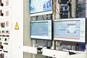 two screens showing manufacturing data analyst metrics