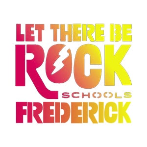 Let there be rock school of frederick logo