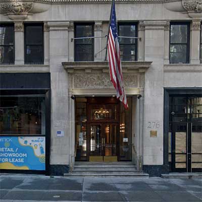 Front Of New York City Orases Satellite Office Building