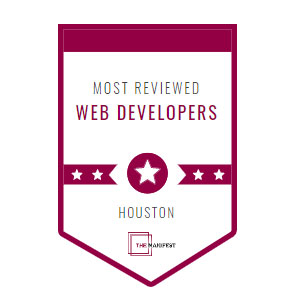 The Manifest Most Reviewed Web Developers Houston 2023 award