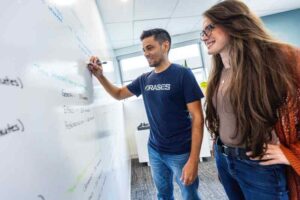 orases team at whiteboard