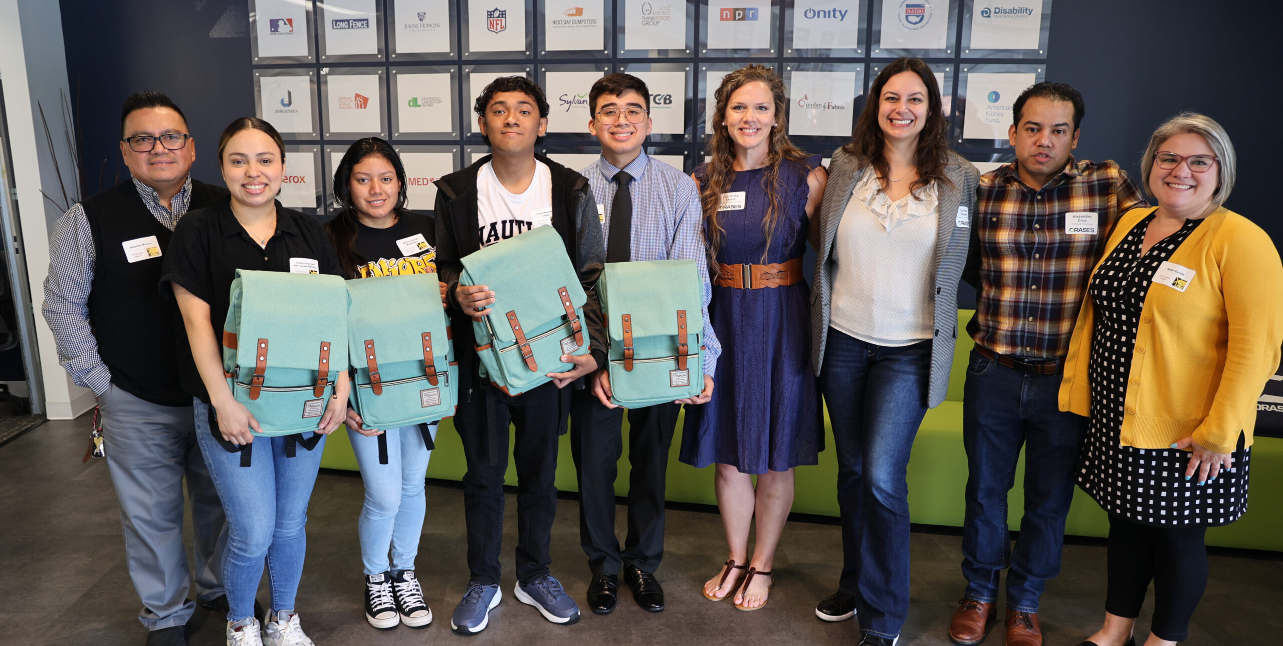 Orases with LYNX Scholarship winners