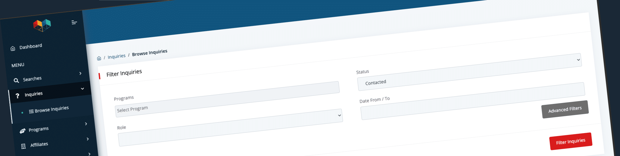 MENTOR dashboard screenshot