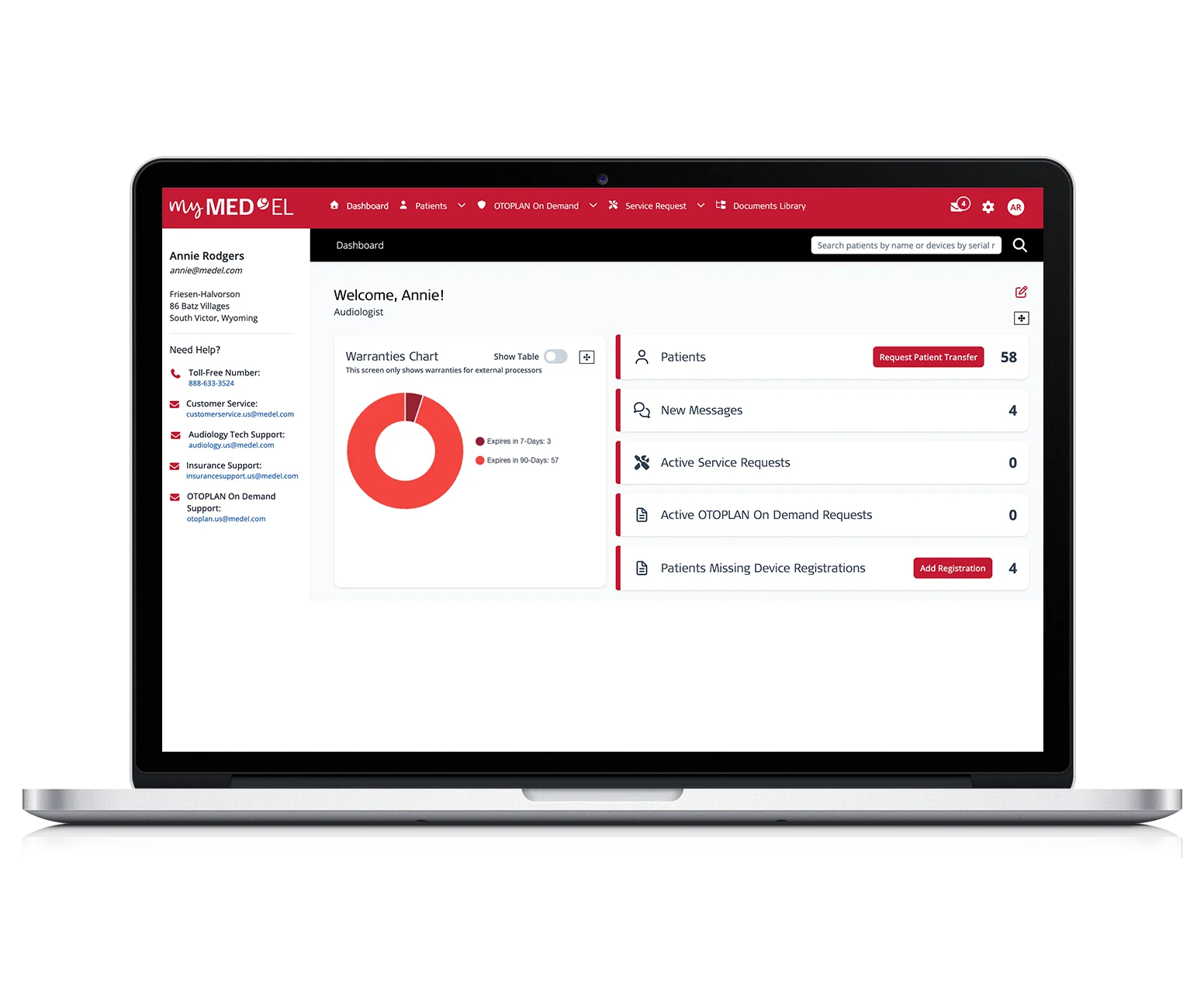 Orases CaseStudy MEDEL lapMock